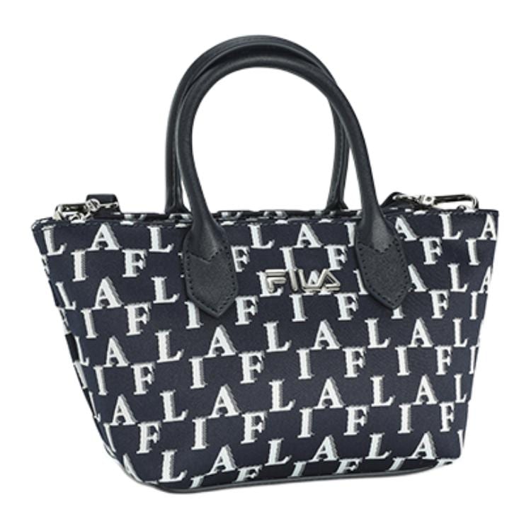 FILA Fabric, Polyurethane, PU, Synthetic Leather One Shoulder Handbag Extra Small Women's Legend Blue F13W421165FNV