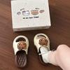 Summer New Cute Cat Print Platform Slides Women Comfort Thick Sole One Strap Outdoor Slippers