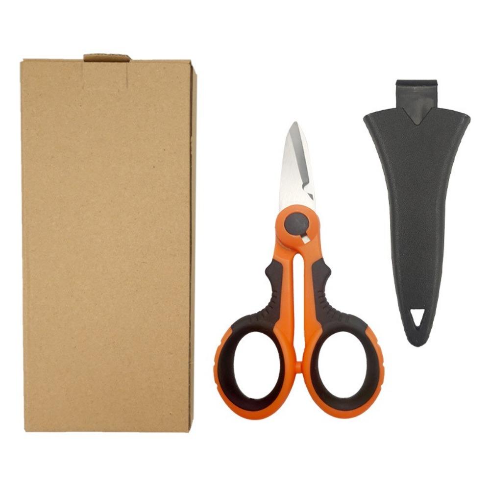 High Carbon Steel Scissors Hand Tool Electrician Scissors Fishing Scissor Fishing Tool