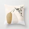 Modern Minimalist Abstract Pillow Cover Minimalist Geometric Peachskin Velvet Cushion