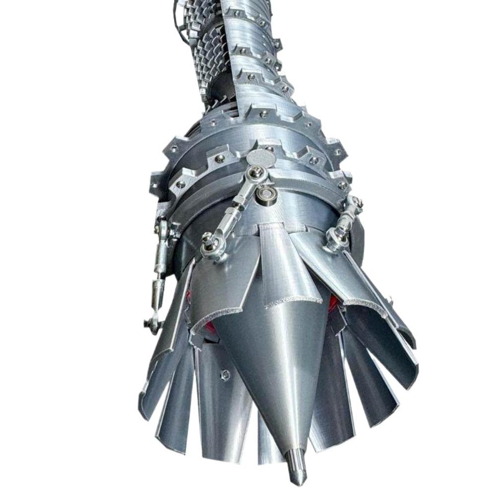 Simulated Turbofan Engine Fighter Jet Engine Internal Structure Perspective Model Desktop Ornament Electric Turbine Engine Model