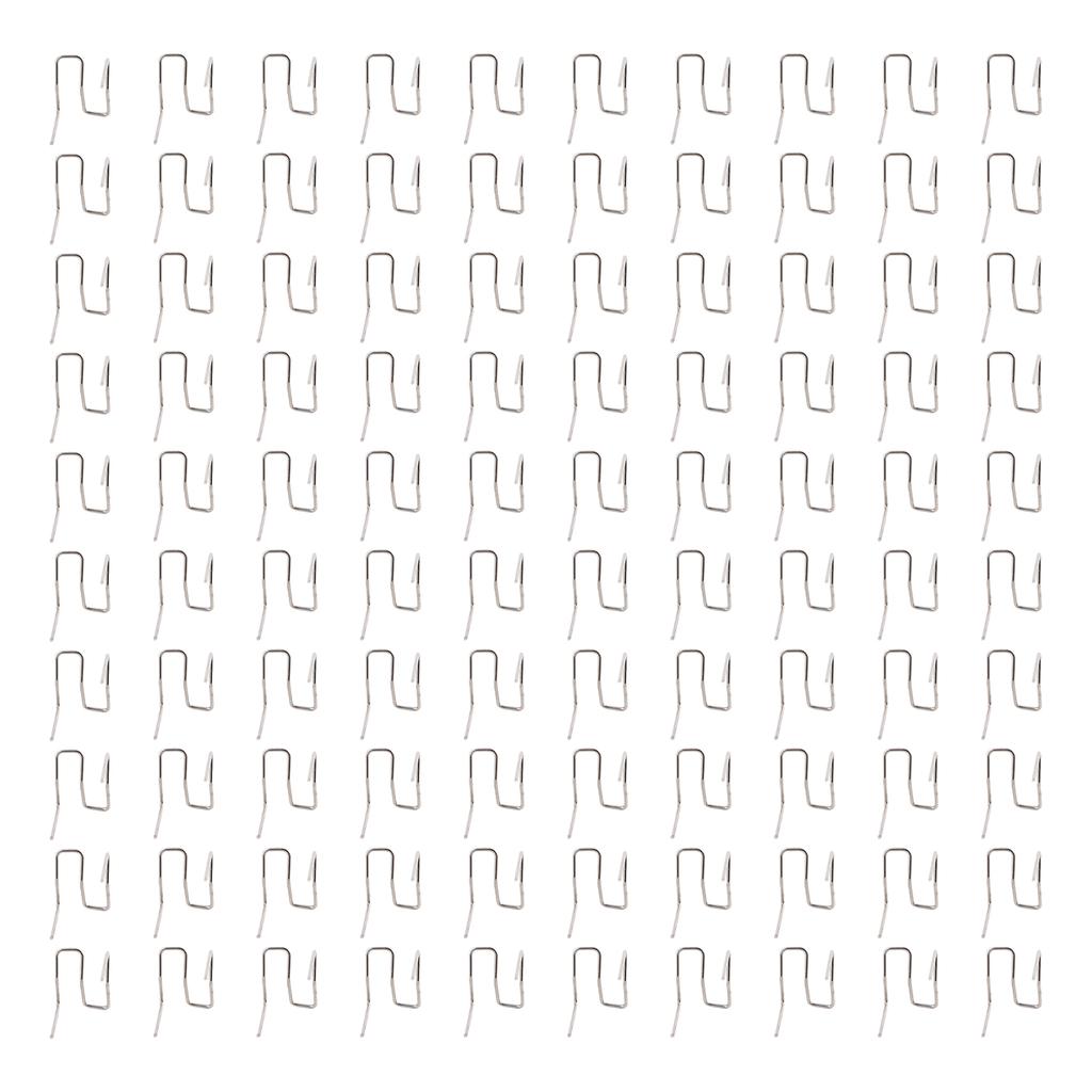 Universal 100 Pcs Set Precut 0.6mm 0.8mm Hot Flat Staples For Plastic Stapler Repair Welder Repair Tool