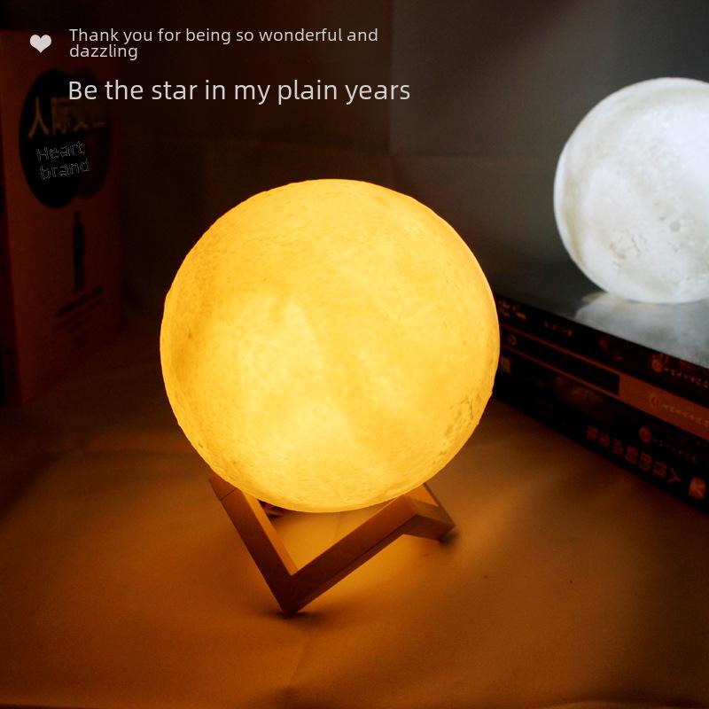 Простая свежая светодиодная лунная лампа - Виниловая художественная студия Unplugged и детская игрушка