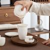 Набор для чая Chaxun из белого фарфора, коллекция в подарочной коробке
