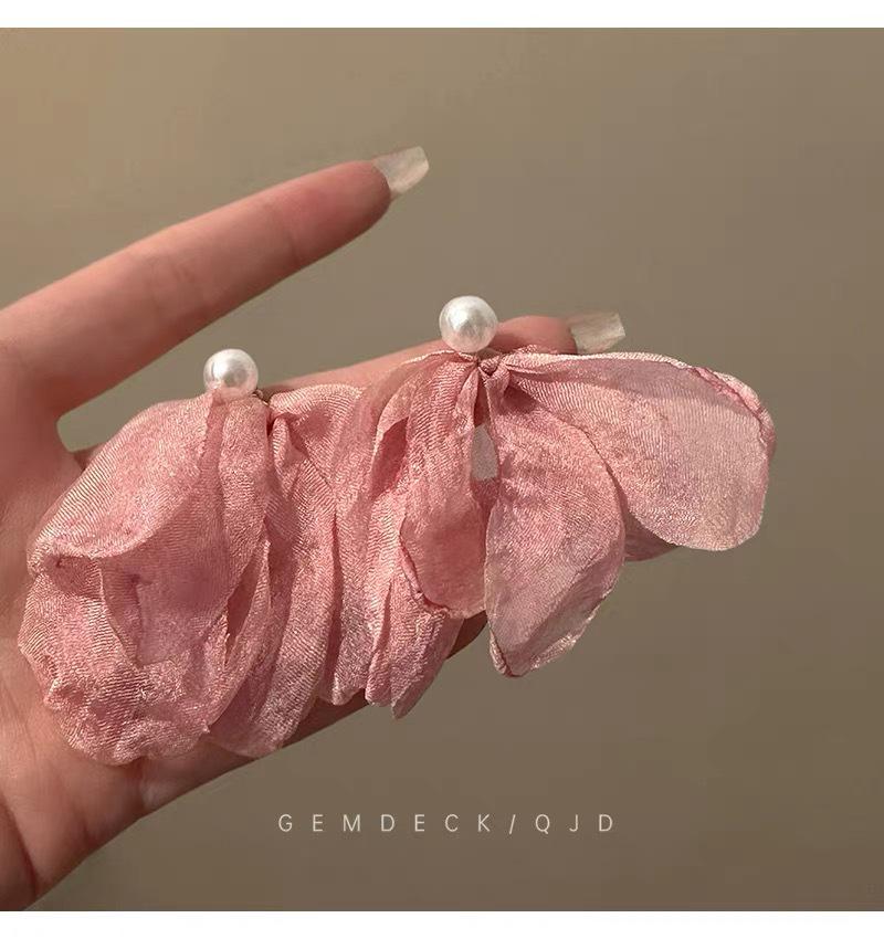Желтые серьги-кисточки с лепестками - Яркие цветочные серьги-гвоздики для женщин для пляжного отдыха, Супер горячий и красивый стиль 2025.