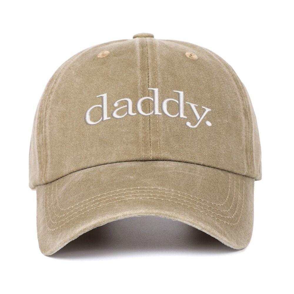 Adjustable daddy. Embroidery Caps Vintage Baseball Cap Fashion Sport Visors Cap Father's Gift