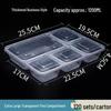 Одноразовые многосекционные контейнеры для приготовления еды