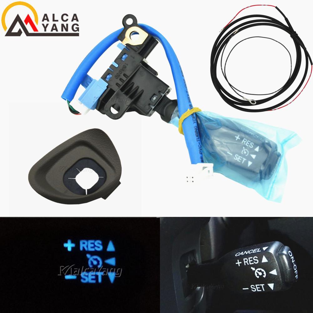 Новый синий светодиодный переключатель круиз-контроля для сумки Toyota Verso Corolla Camry Yaris Hybrid Avensis 84632-34011 84632-34017