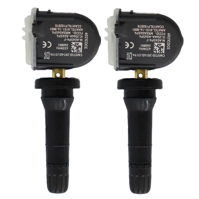 Tire Pressure Monitor System TPMS 13544442 2Pcs Car Sensor For GM Buick Cadillac