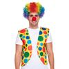 Костюм клоуна для ролевых игр, комплект одежды, костюм клоуна на Хэллоуин, перчатки, галстук, перчатки, жилет, подтяжки, чулки, сумка