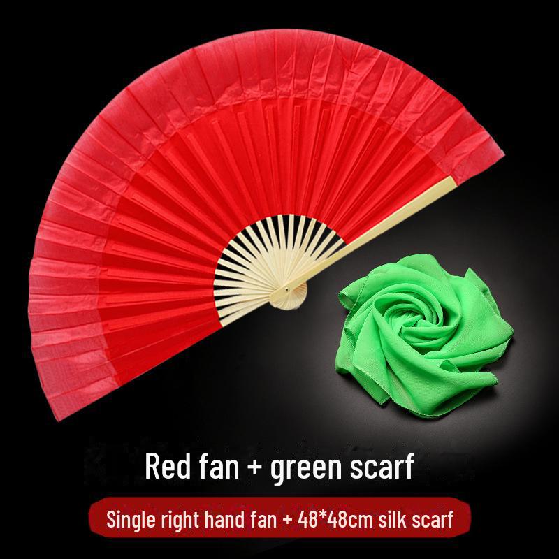 Реквизит из носовых платков для китайских танцоров 7 и 8 уровня: Цветочный барабан Аньхой и веер-фонарь Юньнань