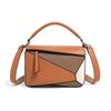 Xi Mengyao Style Geometric Crossbody Handbag – Trendy Large Pillow Shoulder Bag