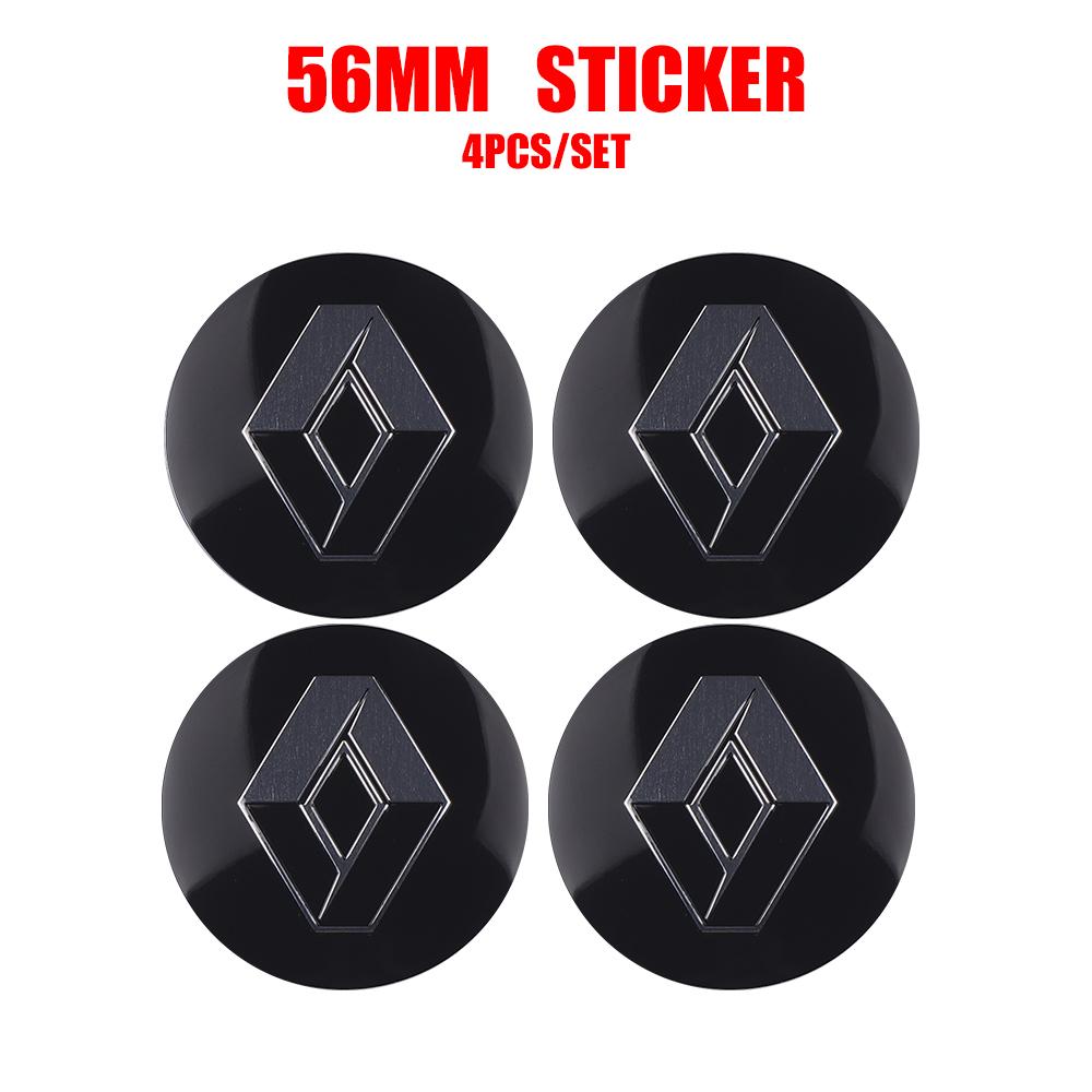 2026 Горячие Для Renault Колпаки на колеса 4 шт. 56 мм Автомобильные наклейки на центральную часть диска 60 мм Запасные аксессуары для колпаков колес автомобиля Для Renault Sc