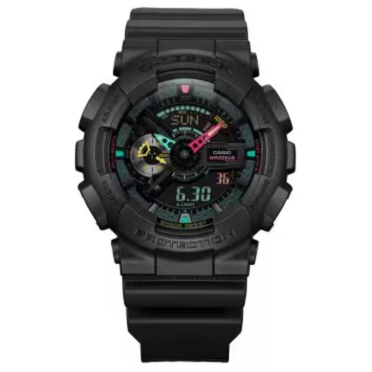 Casio Мужские Черные Часы GA-110MF-1A GA-110MF-1A