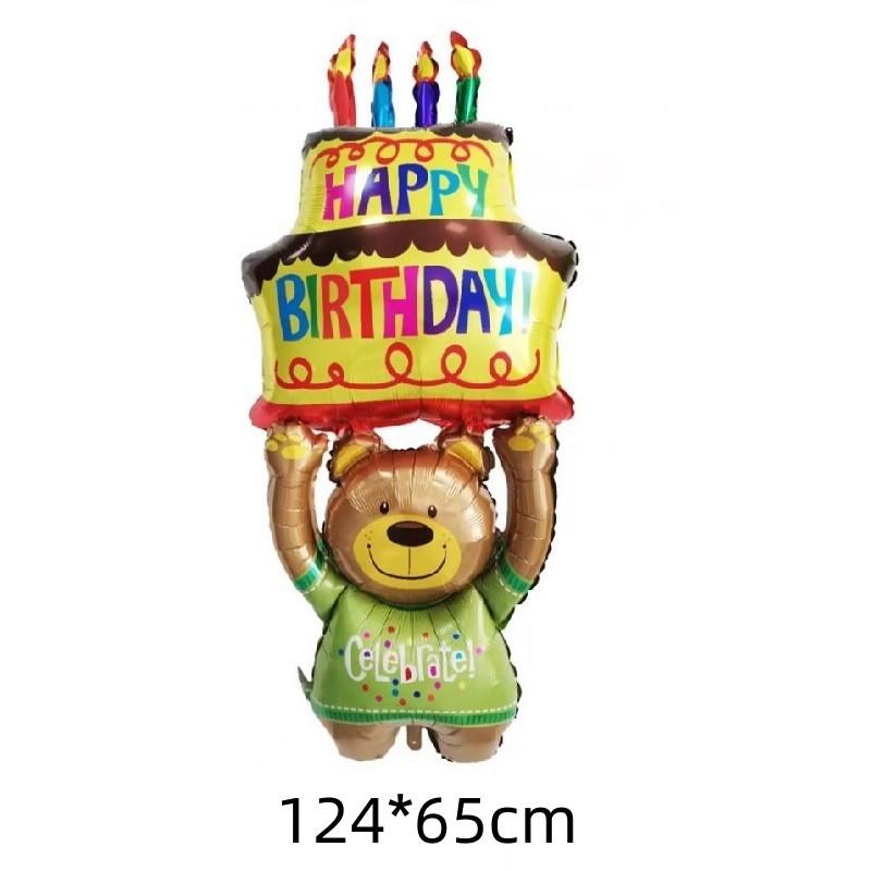 Трехслойный большой воздушный шар для торта, украшение из воздушного шара для празднования дня рождения «ДА, ЭТО ВАШ ДЕНЬ РОЖДЕНИЯ», товары для детского дня рождения