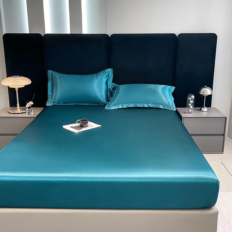 Трансграничный матрас из стираного шелка, матрас из бамбукового волокна, водонепроницаемый матрас, барьер от мочи, нескользящий фиксированный полностью закрытый защитный чехол для матраса