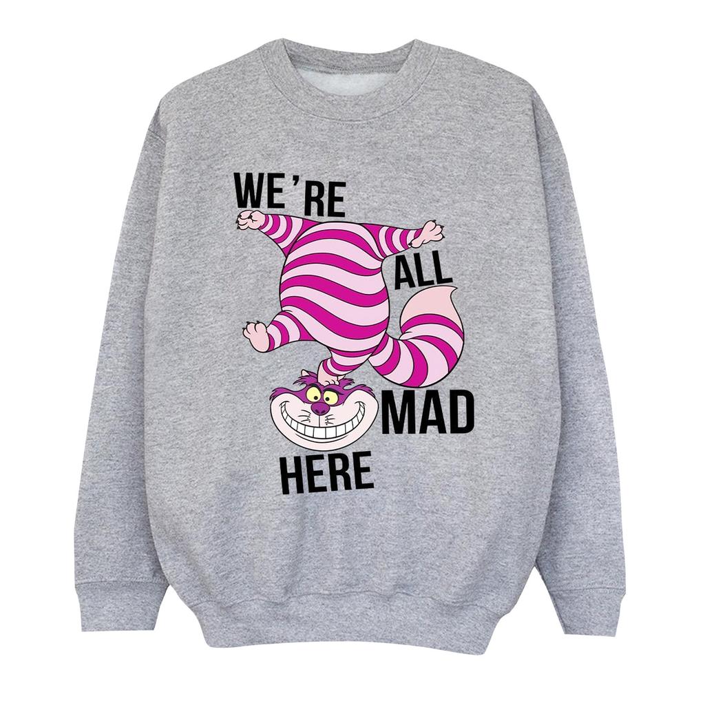 Disney Толстовка «Алиса в стране чудес» для мальчиков: «Все без ума здесь»