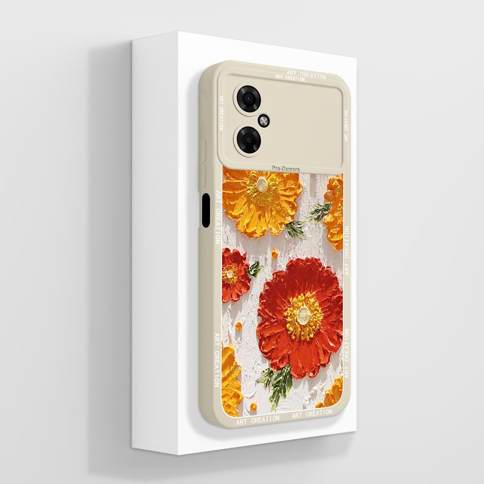 For Poco M4 Pro Case Advanced Butterfly Phone Cover For Xiaomi Poco M 4 Pro 4G 5G Liquid Silicone Camera Protection Back Covers