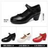 Plus Size 32-43 Platform Shoes Genuine Leather Women Pumps 2025 Autumn Wedding Shoes Dress Black Office Work Shoes Ladies