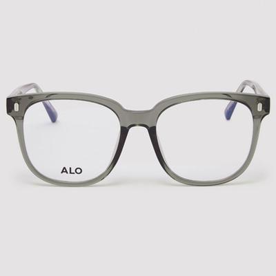 Aloeyewear [Основной] AL5508 1010G Две Большие Серо-Голубые Очки Оверсайз Рамка Линзы Блокирующие Синий Свет Выбор