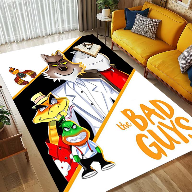Bad Guys Living Room Nonslip Area Rug Soft Carpet For Bedroom Game Playroom Sofa Office Home Decor Doormat Christmas Gift C9302344