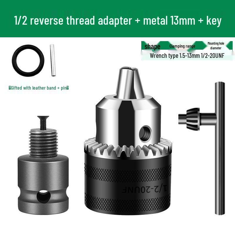 Многофункциональный набор преобразователей для электродрели: Розетка для пневматического гайковерта, патрон для дрели и соединитель
