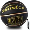 Senston Basketball Size Indoor and Outdoor Basketball for Kids and Competition Pump Included 5, Teens, Training,