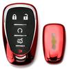 Глянцевый красный корпус смарт-ключа для Chevy Camaro Malibu Cruze Spark Volt Bolt
