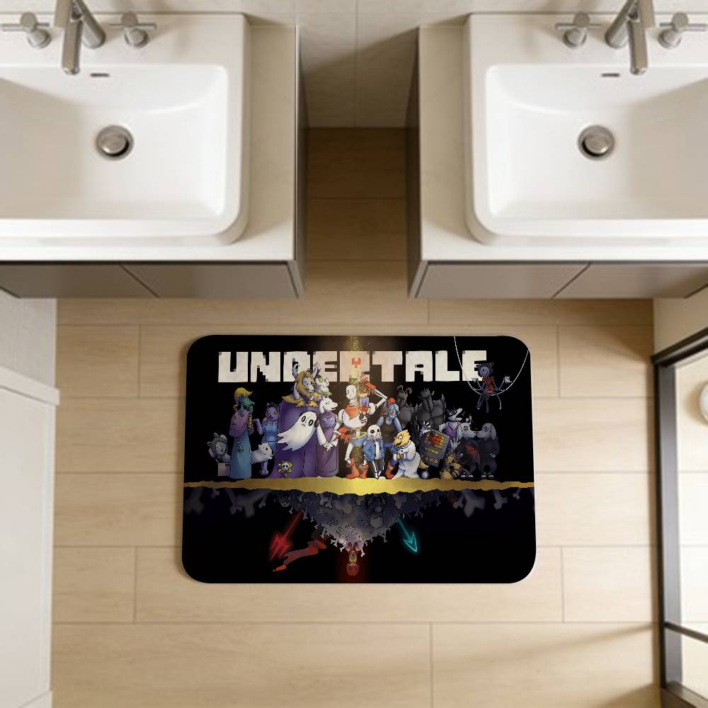 U-Undertale Floor Mat Cheaper Anti-slip Modern Living Room Balcony Printed Bedside Mats