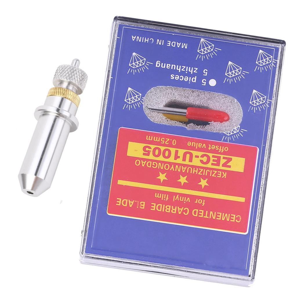 15pcs Tungsten Steel Plotter Cutter Blade Cutting Tool 30, 45, 60 Degree with Holder