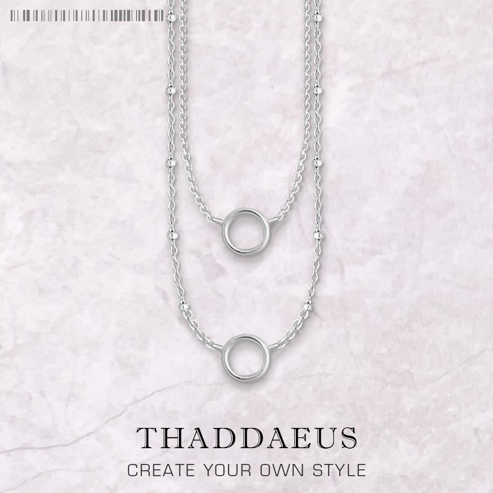 Charm Necklace Double Carriers,Spring Fashion Jewelry Europe 925 Silver Trendy Gift For Women Girls