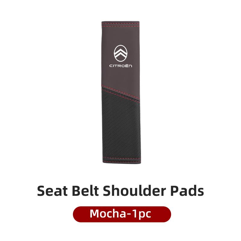Car Seat Belt Cover Safety Belt Two-colour Splicing Shoulder Protection Pads For Citroen C4 C3 C5 C1 C-Elysee Berlingo Picasso
