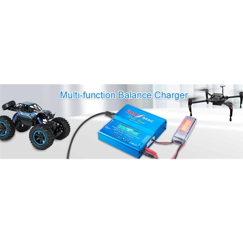 IMAX B6AC 80W 6A Зарядное устройство-балансир Lipo Для LiHV Nimh Nicd Lipo Life Li-Ion Pb Батарей LCD-экран 2S 3S 4S 5S 6S Зарядное устройство Разрядка