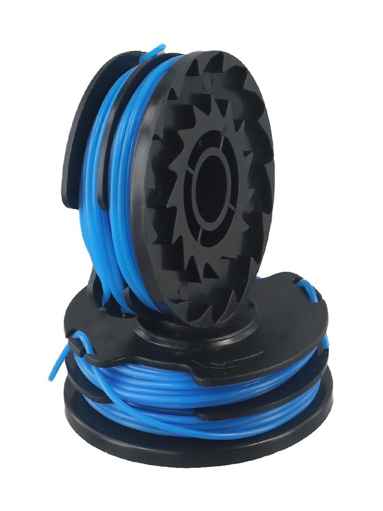 Катушки с леской с автоматической подачей двойной лески для электрического триммера