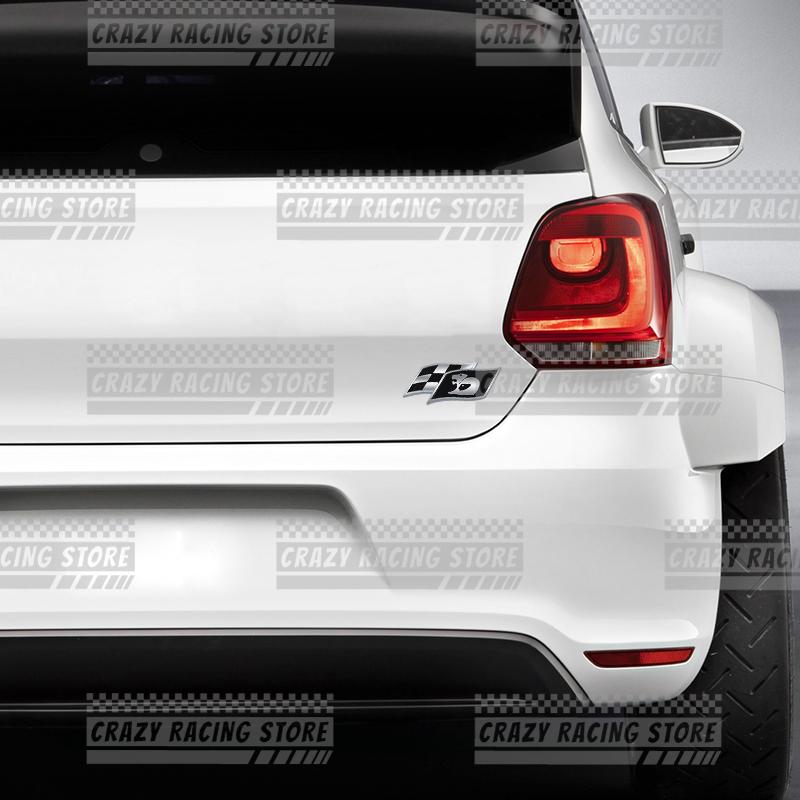 1Pc Car Badges HSV Racing Flag Trunk Emblem Metal Stickers Body Decals Letter Grille Decor For HSV Astra Commodore GTS R8