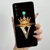 Для Huawei Y7p P40 Lite E ART-L28 ART-L29 Модный Чехол для Телефона с Инициалами для Пары Y7P 2020 Мягкий Силиконовый TPU Защитный Чехол
