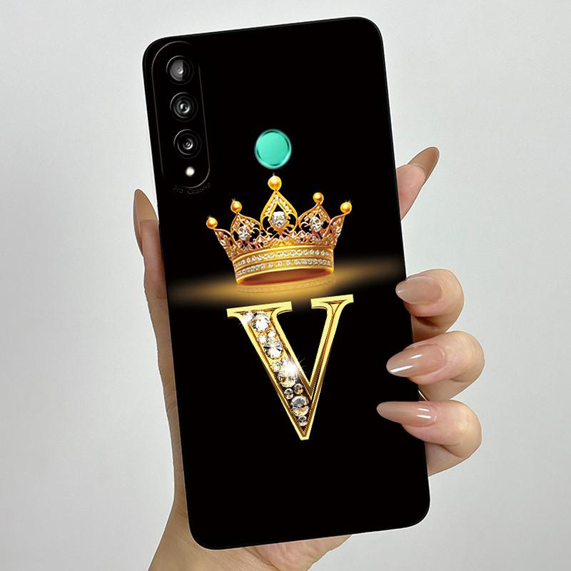 Для Huawei Y7p P40 Lite E ART-L28 ART-L29 Модный Чехол для Телефона с Инициалами для Пары Y7P 2020 Мягкий Силиконовый TPU Защитный Чехол