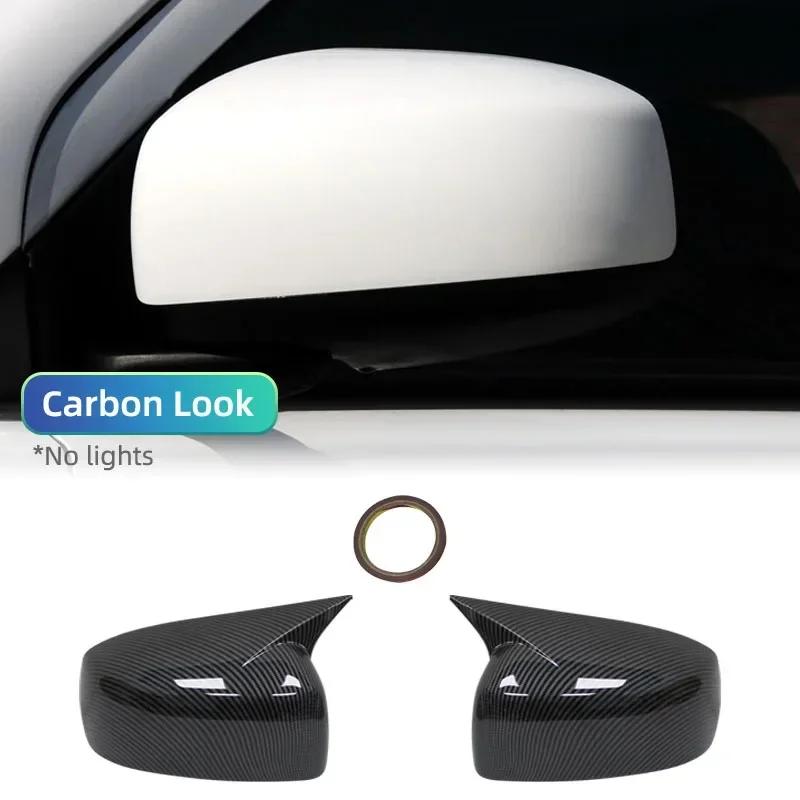 For Mitsubishi Lancer X 10 EX EVO 2008-2016/13-16 Side Door Rearview Mirror Cover Cap Trim Shell Sticker Car Styling Accessories