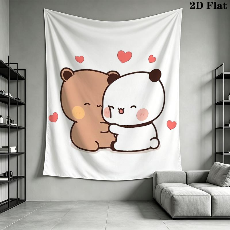 BUBU&DUDU Wall Tapestry Aesthetic Wall Hanging Printed Fabric Blanket Decorative Tapestries for Bedroom Living Room Home Decor
