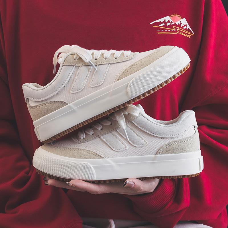 2024 Women's Shoes Brand Outdoor Casual Spring Hiking Sneakers Women's Jogging Vulcanized Shoes Sports Thick-soled Tennis Shoes