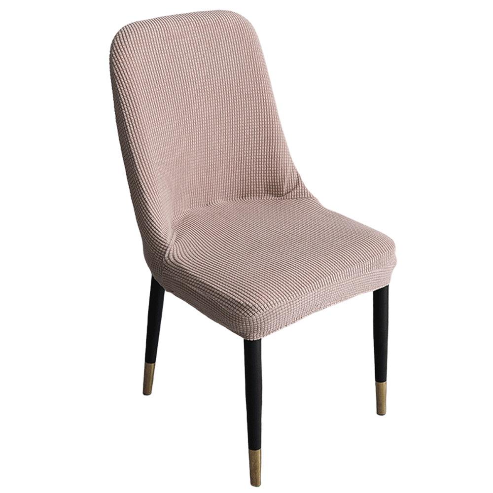 Curved Integrated Seat Cover High-elastic Stool Slipcover Dining Chair Cover  for Home Decoration