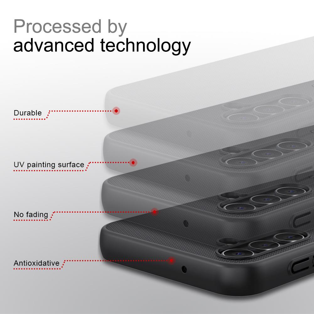 Для Samsung Galaxy A14 A24 A34 Чехол Nillkin Frosted Shield PC Жесткая задняя крышка для Samsung A14 4G 5G