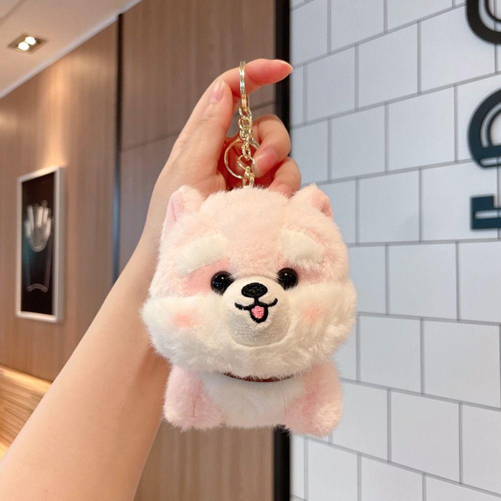 Stuffed Animals Dog Plush Keychain Small Pendant Puppy Pendant Dog Stuffed Doll Women Gifts