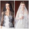 Flower Veil Prayer Shawl Lace Trim Bride Head Gauze Fashion Mantilla Scarf  Woman