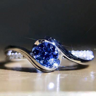 Huitan Luxury Trendy Women Wedding Rings White/Pose/Green/Blue Circonie Помолвочные аксессуары Модные ювелирные изделия