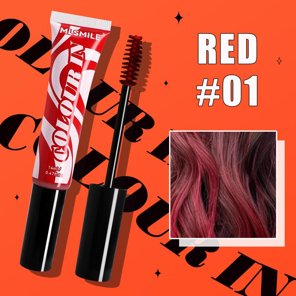 Одноразовая краска для волос красного, желтого и синего цвета, крем для бровей Cos Stage Makeup