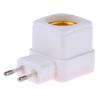 1Pc E27 Socket Lamp Bulb Adapter White Led Light Lamp Bulbs Socket Base Lamp Holder Holder Plug Adapter On/Off Switch