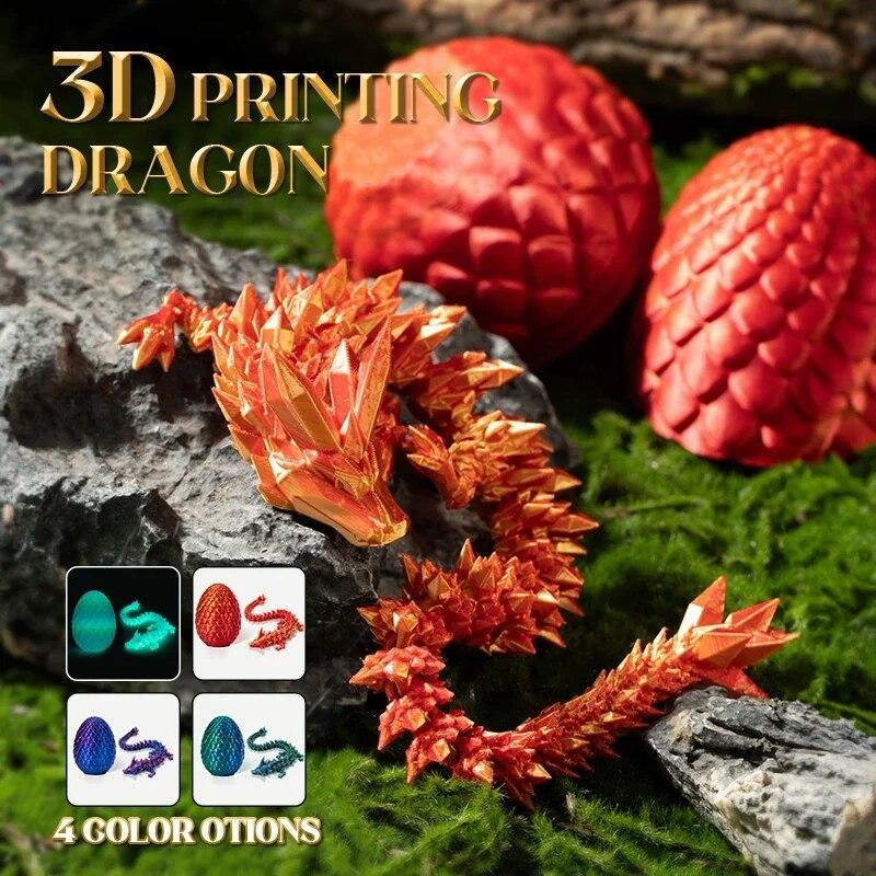 3D печатное яйцо дракона Подарочный набор дракона драгоценный камень Дракон орнамент украшение интерьера в готическом стиле украшение для рабочего стола