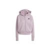 Z.N.E. Full-Zip Hoodie Loose Fit with Solid Logo Women Hoodie Lavender IS3934