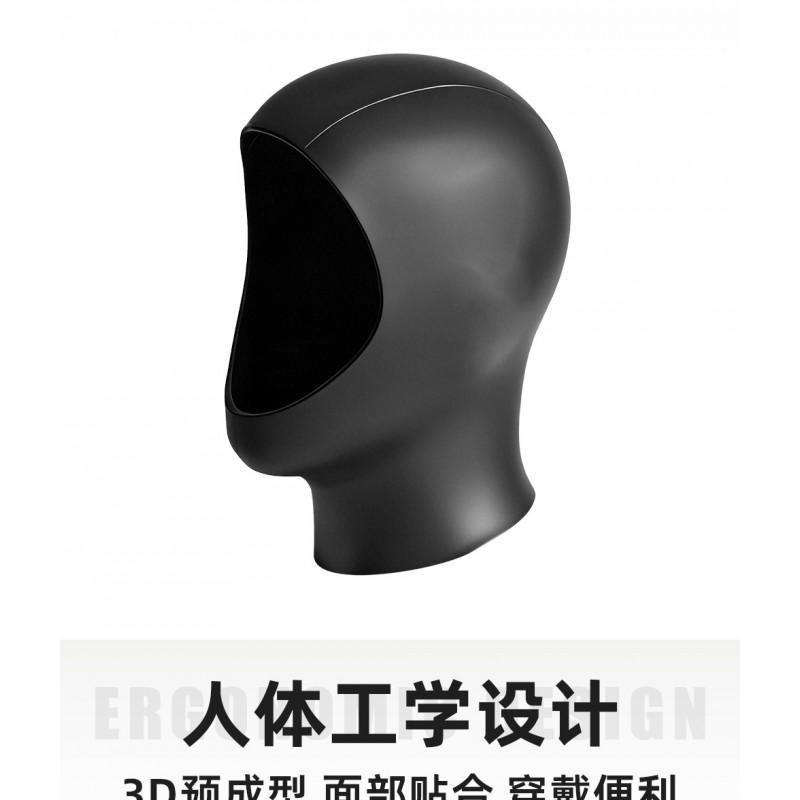 5mm CR Neoprene Drysuit Hood Cold Water Diving Swimming Winter Pool Use Unisex Thermal Insulated Head Cover
